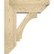 Ekena Millwork Imperial Slat Rough Sawn Bracket w/ Offset Brace, Douglas Fir, 8"W x 22"D x 26"H BKT0806X22X26IMP06RDF - alternate 2